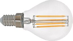 EGB 53969000 Filament Tropfenl. klar E14 4,5W 470lm 2700K