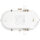 EGB 64000000 Oval-Armatur IP44 max. 60W weiß Schiffsarmatur