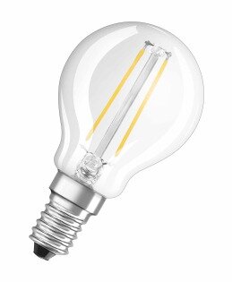 Osram PARATHOM CL Tropfen 2,8W = 25W E14 klar 250lm warmweiß 2700K dimmbar