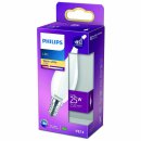 Philips LED Windstoß Kerze 2,2W = 25W E14 matt...