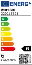 Attralux LED Glühbirne A60 6W = 40W E27 matt 470lm 840 neutralweiß 4000K -AUSLAUF-