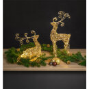 Lotti LED Rentier stehend 47cm rosegold 63365