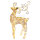 Lotti LED Rentier stehend 47cm rosegold 63365