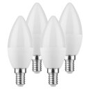 4x Müller-Licht LED Kerzen B35 5,5W = 40W E14 matt...