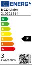 NCC LED Röhre T25 Dunstabzugshaubenlampe 2,5W = 23W...