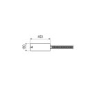 EVN LED-Stehleuchte 2-Way UGR<19, 20/38W silber BSL501440