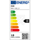 10x EGB 54111000 LED CCT-Glasröhre 150lm/W L1200mm 18W 2600lm 4000/5000/6500K