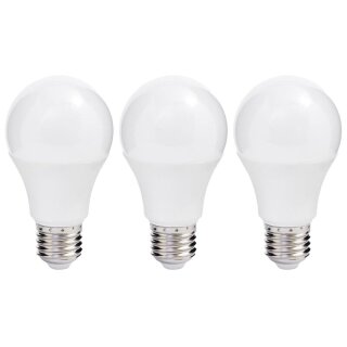 3x Müller-Licht LED Leuchtmittel A60 Birne 4,9W = 40W E27 matt 470lm warmweiß 2700K 200°
