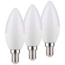 3x Müller-Licht Kerze 4,9W (=40W) E14 matt 2700K...