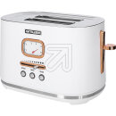 MUSE Edelstahl-Toaster weiß MS-130 W