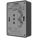 2USB easyCharge DUO 18W A/C Doppelsteckdose mattschwarz 16A - 220-250V -50Hz