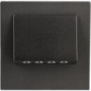 ZAMEL LED-Einbauleuchte NAVI schwarz 3100K 11-221-62