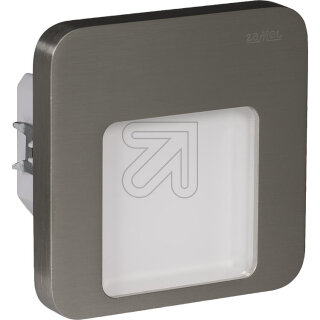 ZAMEL LED Einbauleuchte MOZA stahl 3100K 01-221-22
