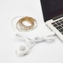 Liteso LED Sensor USB Strip Nachtlicht Set 1,2m warmweiß 3000K 2,4W IP44 mit Bewegungsmelder