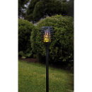 Star Trading - LED-Solar-Flammenleuchte Flame schwarz 480-05-1