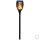 Star Trading - LED-Solar-Flammenleuchte Flame schwarz 480-05-1