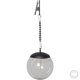 Star Trading - LED-Solar-Kugel Globe 3er Set schwarz 482-14