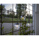 Star Trading - LED-Solar-Kugel Globe 3er Set schwarz 482-14