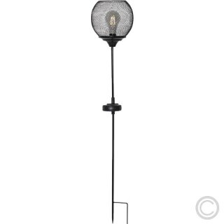 Star Trading - LED-Solarstab Sunlight schwarz 482-58