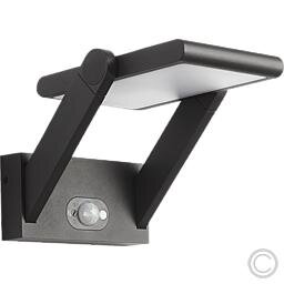 EVN Solar-LED-Wandleuchte anthrazit mit BWM PAS541502