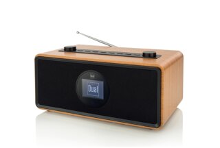 Dual Stereo Internetradio DAB+ Digitalradio UKW Radio mit Bluetooth und USB WLAN Wecker Farbdisplay CR 401S