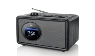 Dual Internetradio DAB+ Digitalradio UKW Radio mit Bluetooth und Akku WLAN Wecker Farbdisplay CR 501