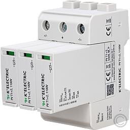 KELECTRIC PV Ableiter Typ 1+2 500401 Blitz- und Überspannungsableiter (Photovoltaikanlage)