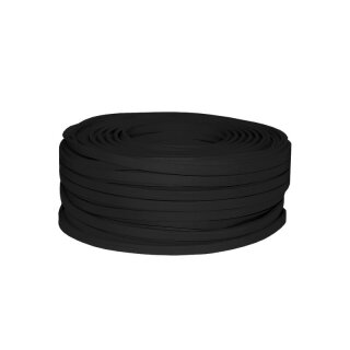 100m Rolle Illu-KS100 Illuflachkabel 2x1,5mm2  schwarz
