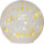 STARtrading LED Glaskugel Merry X-Mas weiß 15cm 460-32
