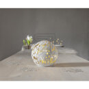 STARtrading LED Glaskugel Merry X-Mas weiß 12cm 460-31