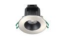 Sylvania 0005177 LED-Einbaustrahler IP65, 9W 4000K, alu geb./schw. 230V, Abstr.< 40°, dimmbar