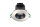 Sylvania 0005177 LED-Einbaustrahler IP65, 9W 4000K, alu geb./schw. 230V, Abstr.< 40°, dimmbar