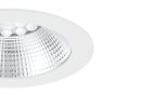 Sylvania 0030501 LED-Einbaudownlight IP44 UGR<19, 9,5W 4000K, weiß 230V, Abstr.< 70°