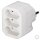 EGB 061300 Euro-Dreifachstecker weiß 48551