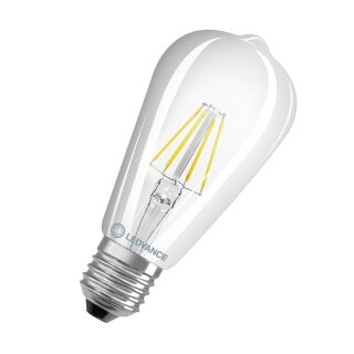 Ledvance LED Classic Edison 40 Filament P 4W 827 klar E27 470lm -AUSLAUF-