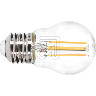 Sigor LED-Filament Tropfen E27 4,5W klar 470lm 6112801 / 6135501