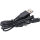 Sigor Easy-Connect Ladekabel mit Netzteil schwarz 1,2m 4509801