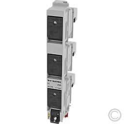 KELECTRIC 106920 CORON R D0-Reiter-Lasttrennschalter 3pol. f. Schiene 60mm mit 20A inkl. Fixeinbau-Passhülsen