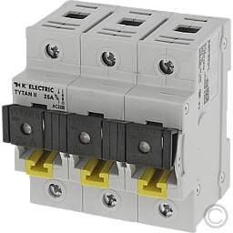 KELECTRIC TYTAN II 102653.24ABF25 Lasttrennschalter mit Binkmelder 3pol. mit Sich. 25A und Fix-Passringen