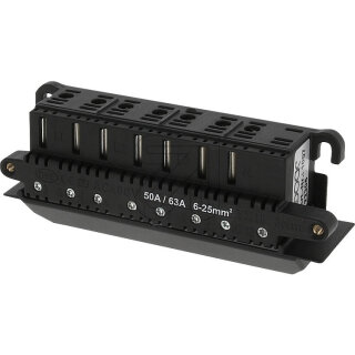 KELECTRIC Drehstrom Zählersteckklemme mit Stiftmagazin Anschluss unten 63A, 4-polig, (3P+N)  101007