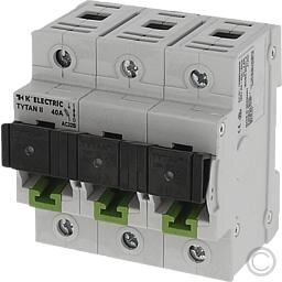KELECTRIC TYTAN II 102653.24ABF40 Lasttrennschalter mit Binkmelder 3pol. mit Sich. 40A und Fix-Passringen