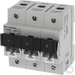 KELECTRIC TYTAN II 102653.24ABF50 Lasttrennschalter mit Binkmelder 3pol. mit Sich. 50A und Fix-Passringen