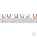 KELECTRIC Gabel-Verdrahtungsschiene, 3polig, 10mm²,...