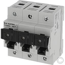 KELECTRIC TYTAN II 102653.24ABF35 Lasttrennschalter mit Binkmelder 3pol. mit Sich. 35A und Fix-Passringen