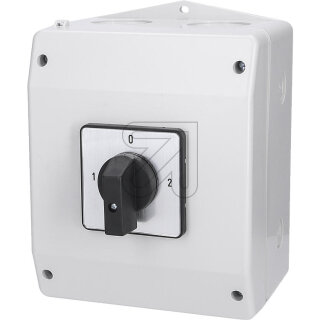 KELECTRIC Lastumschalter 4pol, 63A, bis 16mm², im Gehäuse AC23 22kW /AC3 18,5kW, U690V, 356063