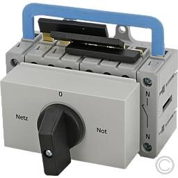 KELECTRIC Lastumschalter 4pol, 63A, DIN-Normvert, bis 25mm² AC23 22kW/AC3 18,5kW, 353063