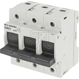 KELECTRIC D0-Lasttrennschalter 3-pol. inkl. Sicherungsstecker mit Blinkmelder, 104653