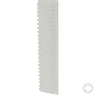 KELECTRIC Blindabdeckung für Verteilergehäuse weiß 12 Platzeinheiten, weiß, 220mm lang  111401