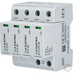 KELECTRIC Überspannungsableiter 500302 Typ 2 f. 3ph.TT/TNS-syteme GT T2, 3+1-300