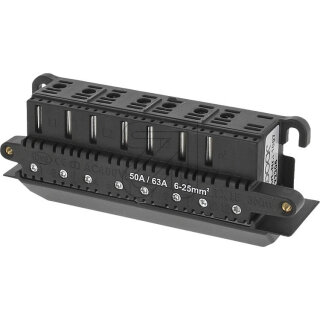 KELECTRIC Drehstrom Zählersteckklemme Anschluss unten, 63A, 4pol. 3P+N  101007-E